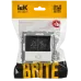 BRITE Кнопка звонка с индикацией для отелей 10А ВС10-1-9-БрАБ арктический белый IEK