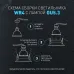 Встраиваемый светильник влагозащищенный ЭРА WR4 SBK MR16/GU5.3 IP44 черный матовый