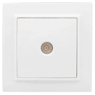 Минск Розетка TV 1-местная СП бел. 75Ом 5-862МГц EKF Basic