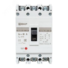 Автоматический выключатель ВА-99М 100/80А 3P 20кА EKF