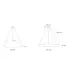 Светильник LED ЭРА Geometria SPO-121-W-40K-038 Hexagon 38Вт 4000K 4000Лм IP40 600*80 белый подвесной драйвер внутри