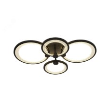 Светильник потолочный светодиодный ЭРА Модерн Odry CLL-1-78-RC BK с ДУ 78W 3000-6500К черный