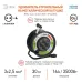 Удлинитель силовой ЭРА RMx-4es-3x2.5-30m-IP44(KG) на металлической катушке c заземлением 4 розетки 30м КГ 3х2.5мм2