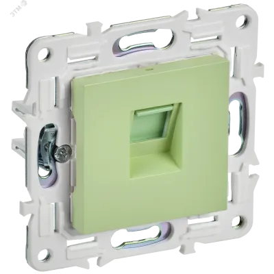 SKANDY Розетка компьютерная RJ45 кат.6 SK-K02G мятный IEK