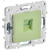 SKANDY Розетка компьютерная RJ45 кат.6 SK-K02G мятный IEK