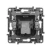 Розетка TV оконечная алюминий ETIKA