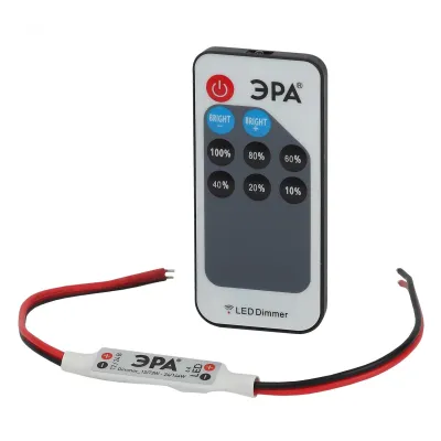 Диммер для светодиодной ленты ЭРА Dimmer _12/72W - 24/144W (250/3000)