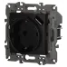 Розетка ЭРА Elegance 14-4108-05 2P+E 16A-250В со шторками с USB type-A+C 5В-3А антрацит