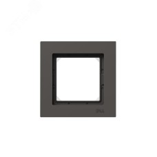 Рамка 1-местная IP44  мокко.  пластик Эпика EKF