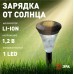 Светильник уличный ЭРА SL-PL31-M Набор. Садовый светильник на солнечной батарее, черный, 31 см (комп. 10 шт. под МП)