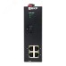 Коммутатор промышленный управляемый уровня L2 ML2-1GX/SFP-4GTP, 1 порт 1000Base-X SFP, 4 порта 10/100/1000Base-T(X) RJ45 c PoE, монтаж на динрейку TSX EKF