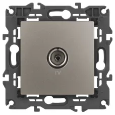 Розетка ЭРА Elegance 14-3101-16 TV одиночная, титан