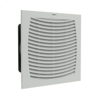 Вентилятор с фильтром ЭМС 480 м3/ч, 48В DC, 255х255 мм, IP54