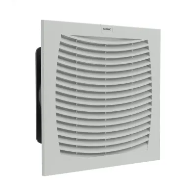 Вентилятор с фильтром ЭМС 480 м3/ч, 48В DC, 255х255 мм, IP54