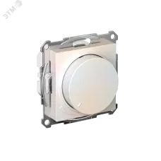 ATLASDESIGN СВЕТОРЕГУЛЯТОР (диммер) повор-нажим, LED, RC, 400Вт, мех., ЖЕМЧУГ