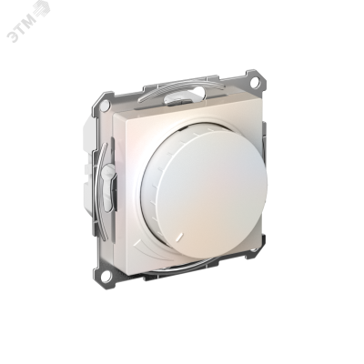 ATLASDESIGN СВЕТОРЕГУЛЯТОР (диммер) повор-нажим, LED, RC, 400Вт, мех., ЖЕМЧУГ