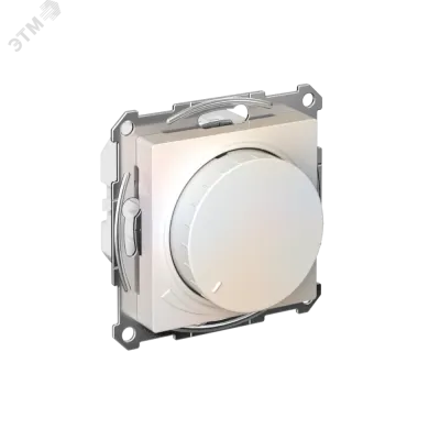 ATLASDESIGN СВЕТОРЕГУЛЯТОР (диммер) повор-нажим, LED, RC, 400Вт, мех., ЖЕМЧУГ