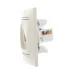 MIRA Розетка компьютерная RJ45x2 бежевая