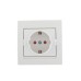 DERIY Розетка с защитой от детей ПБТ белый
