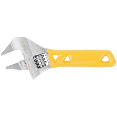 "Ключ разводной ""Ультра"", CrV, укороченный, обточен. узкие губки, шкала, экстра увелич.захват 140 мм ( 30 мм )"