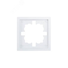 ZIMA Рамка 1-ая универсальная, белая Lezard 704-0200-146