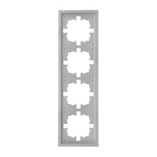 ZIMA Рамка 4-ая универсальная, белая Lezard 704-0200-149