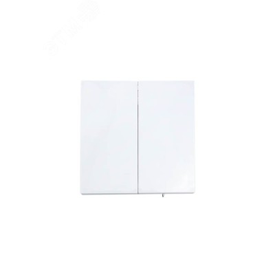 ZIMA Выключатель 2-кл., 10 А, механизм, белый Lezard 704-0288-101QC