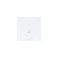 ZIMA Кнопка звонка, 10 А, механизм, белый Lezard 704-0288-103QC