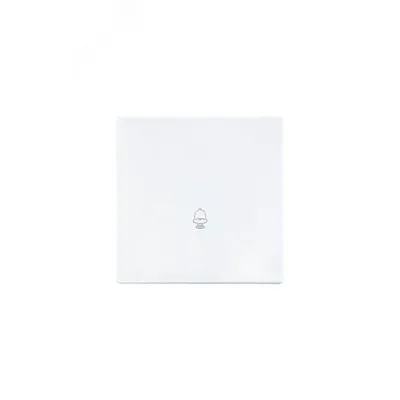 ZIMA Кнопка звонка, 10 А, механизм, белый Lezard 704-0288-103QC