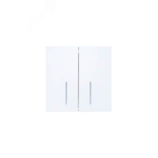 ZIMA Выключатель 2-кл. с подсветкой, 10А, механизм, белый Lezard 704-0288-112QC