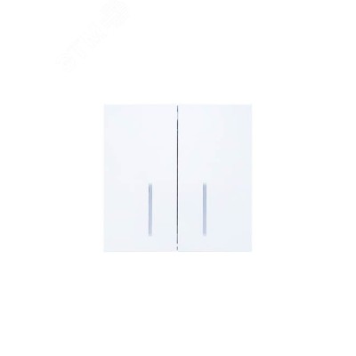 ZIMA Выключатель 2-кл. с подсветкой, 10А, механизм, белый Lezard 704-0288-112QC