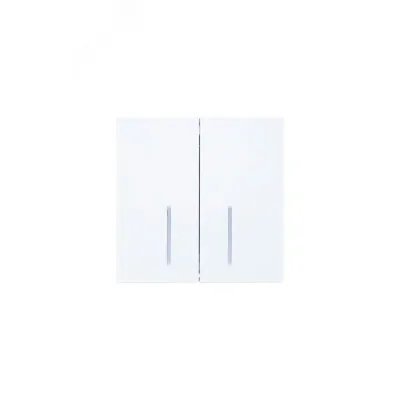 ZIMA Выключатель 2-кл. с подсветкой, 10А, механизм, белый Lezard 704-0288-112QC