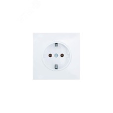 ZIMA Розетка с заземлением, 16 А, механизм, белая Lezard 704-0288-122BQC