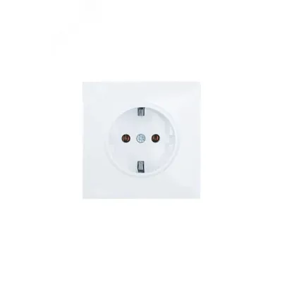 ZIMA Розетка с заземлением, 16 А, механизм, белая Lezard 704-0288-122BQC