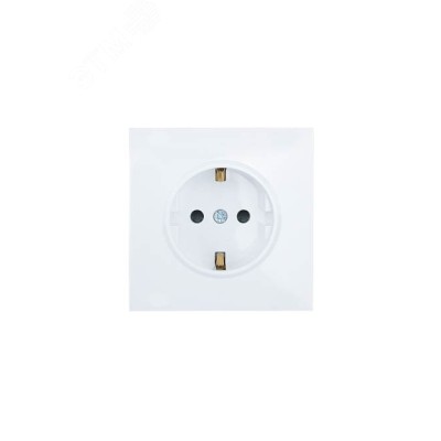 ZIMA Розетка с защитой от детей, 16 А, механизм, белая Lezard 704-0288-124BQC