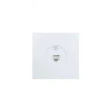 ZIMA Розетка телефонная евро белая Lezard 704-0288-137