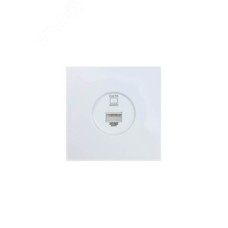 ZIMA Розетка компьютерная Cat 6, механизм, белая Lezard 704-0288-140