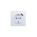 ZIMA Розетка с заземлением (16 А) + USB ,механизм, белая Lezard 704-0288-181