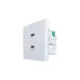ZIMA Розетка 2-ая USB, механизм, белая Lezard 704-0288-192