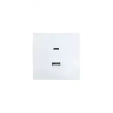 ZIMA Розетка TC+ USB, механизм, белая Lezard 704-0288-192TC