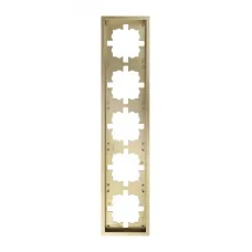 ZIMA Рамка 5-ая универсальная, золото Lezard 704-3600-150