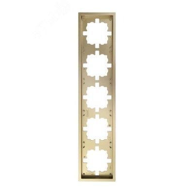 ZIMA Рамка 5-ая универсальная, золото Lezard 704-3600-150