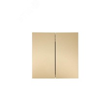 ZIMA Выключатель 2-кл., 10 А, механизм золото Lezard 704-3688-101QC