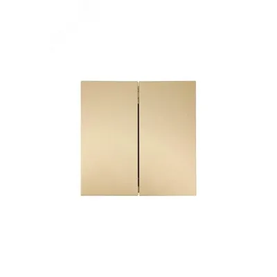 ZIMA Выключатель 2-кл., 10 А, механизм золото Lezard 704-3688-101QC