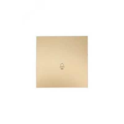 ZIMA Кнопка звонка, 10 А, механизм, золото Lezard 704-3688-103QC