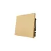 ZIMA Кнопка звонка, 10 А, механизм, золото Lezard 704-3688-103QC