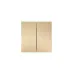 ZIMA Выключатель проходной 2-кл., 10 А, механизм, золото Lezard 704-3688-106QC