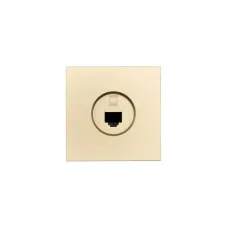 ZIMA Розетка компьютерная Cat 6, механизм, золото Lezard 704-3688-140