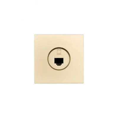 ZIMA Розетка компьютерная Cat 6, механизм, золото Lezard 704-3688-140
