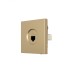 ZIMA Розетка компьютерная Cat 6, механизм, золото Lezard 704-3688-140